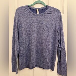 Lululemon, Blue Pullover Long Sleeved Shirt, Size 10